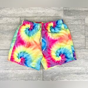 boardies‎ apparel swim shorts bright tie-dye size large
